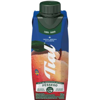 SUCO TIAL PÊSSEGO NATURAL ZERO AÇUCAR 250ML