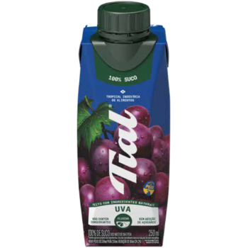 SUCO TIAL UVA NATURAL ZERO AÇUCAR 250ML
