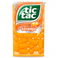 BALA TIC TAC LARANJA 14,5G