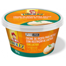 CREME DE RICOTA TIROLEZ ZERO LACTOSE 150 GR