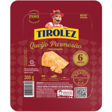 QUEIJO PARMESAO TIROLEZ FRACIONADO 200G