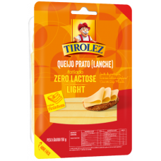 QUEIJO PRATO TIROLEZ ZERO LACTOSE FATIADO 150G