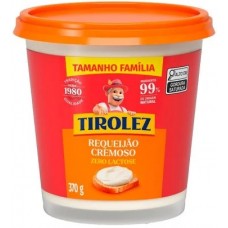 REQUEIJAO TIROLEZ ZERO LACTOSE 370G REQUEIJAO TIROLEZ ZERO LACTOSE 370G