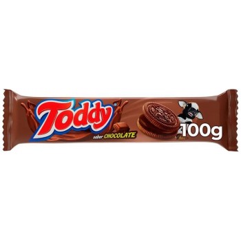 BISCOITO TODDY RECHEADO CHOCOLATE 100 GR