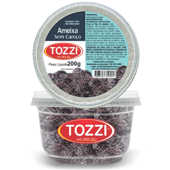 AMEIXA SECA TOZZI SEM CAROÇO 200 GR