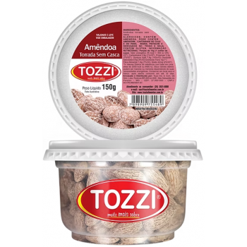 AMENDOA SEM CASCA CRUA TOZZI POTE 150G