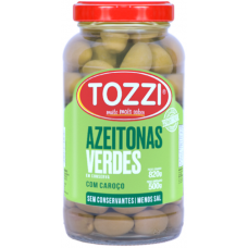 AZEITONA VERDE TOZZI COM CAROCO 500 GR