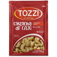 CASTANHA DE CAJU TOZZI SACHÊ 70G