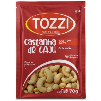CASTANHA DE CAJU TOZZI SACHÊ 70G