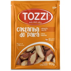 CASTANHA DO PARÁ TOZZI SEM CASCA SACHÊ 70G