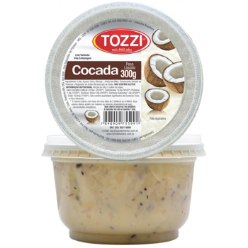 COCADA TOZZI BRANCA CREMOSA POTE 300 GR