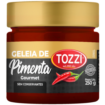 GELEIA TOZZI DE PIMENTA GOURMET 250 GR