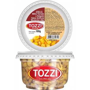MILHO TORRADO TOZZI MOSTARDA E MEL POTE 100G
