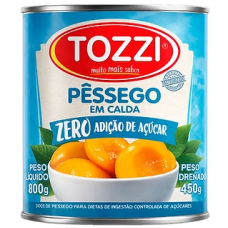 PESSEGO EM CALDA TOZZI ZERO 450G