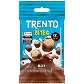 WAFER RECHEADO TRENTO BITES MILK 40G