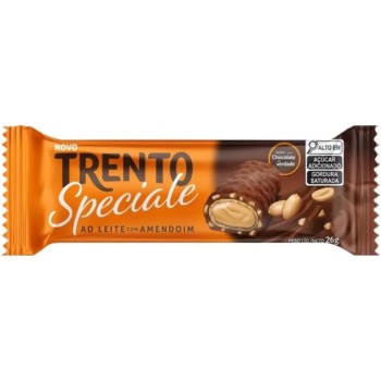 WAFER RECHEADO TRENTO SPECIALE AMENDOIM LEITE 26G