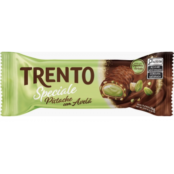 WAFER RECHEADO TRENTO SPECIALE PISTACHE AVELÃ 26G