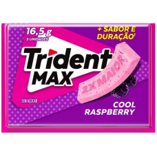 CHICLETE TRIDENT MAX COOL RASPBERRY 16.5 GR