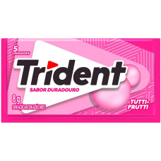 CHICLETE TRIDENT TUTTI FRUTTI 8G