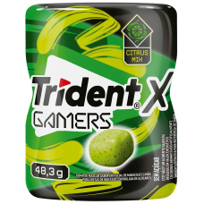 CHICLETE TRIDENT X GAMERS CITRUS MIX GARRAFA 48,3G
