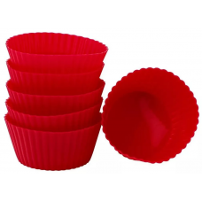 FORMA CUPCAKE SILICONE REDONDA TUUT C/6UN REF19352