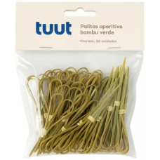 PALITOS APERITIVO BAMBU TUUT 9CM C/50 UN REF.30704