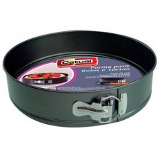 FORMA PARA BOLO TEFLON C/FUNDO MOVEL CATUAI 26CM 
