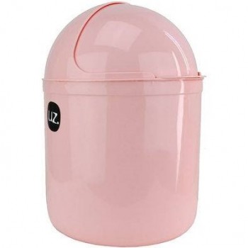 LIXEIRA DE PIA UZ. ROSA/VERMELHA 4LTS