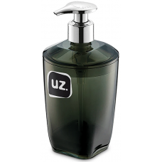 PORTA SABONETE LIQ.PREMIUM PRETO TRANP. UNID