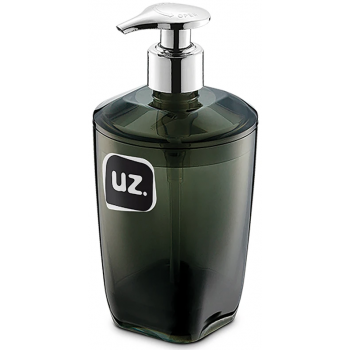 PORTA SABONETE LIQ.PREMIUM PRETO TRANP. UNID