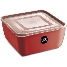 POTE UZ UTIL. MULTIUSO QUADRADO 1.5LTS VERMELHO