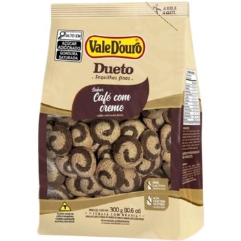 BISCOITO VALEDOURO FINOS CAFE COM CREME 300G