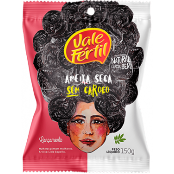 AMEIXA SECA VALE FERTIL SEM CAROÇO SACHE 150G