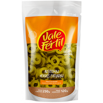 AZEITONA VERDE VALE FERTIL FATIADAS SACHE 120 GR