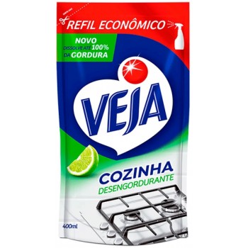 DESENGORDURANTE VEJA LIMÃO COZINHA REFIL 400ML