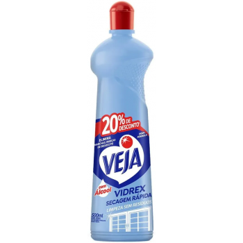 LIMPA VIDROS VEJA VIDREX PROMOÇÃO 500ML