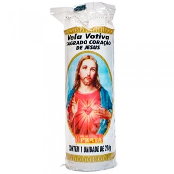 VELA PRATA SAGRADO CORACAO DE JESUS