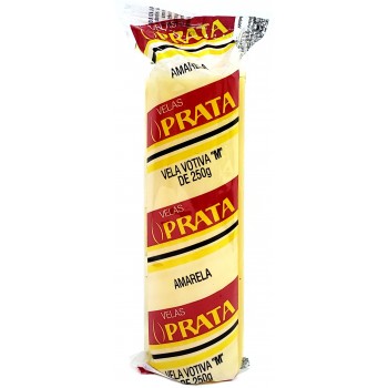 VELA PRATA VOTIVA M AMARELA UNIDADE