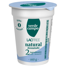 IOGURTE VERDE CAMPO LACFREE 2 NATURAL 160 G
