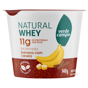 IOGURTE VERDE CAMPO WHEY BANANA CAN 11G PROT. 140G