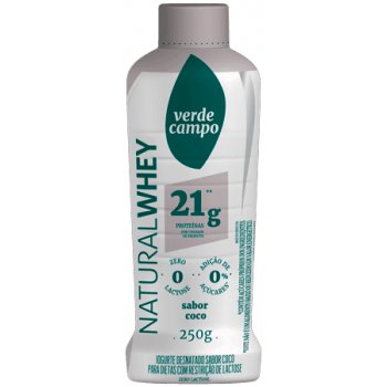 IOGURTE VERDE CAMPO WHEY COCO 21G PROT. 250G