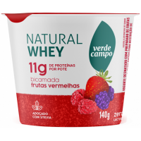 IOGURTE VERDE CAMPO WHEY F VERMELHA 11G PROT. 140G