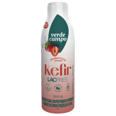 KEFIR VERDE CAMPO LACFREE MORANGO 500G