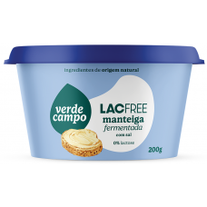 MANTEIGA LACFREE VERDE CAMPO C/ SAL 200G MANTEIGA LACFREE VERDE CAMPO C/ SAL 200G