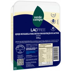 QUEIJO MUSSARELA VERDE CAMPO LACFREE FATIADO 150G