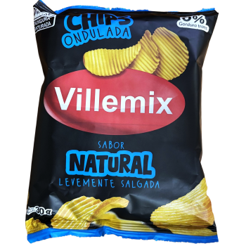 BATATA CHIPS VILLEMIX NATURAL 30 GR