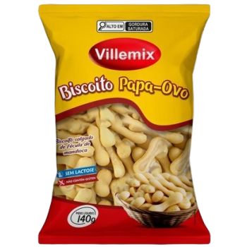 BISCOITO VILLEMIX  PAPA OVO 140G