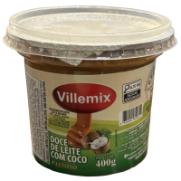 DOCE DE LEITE VILLEMIX COM COCO 400G