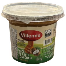 DOCE DE LEITE VILLEMIX COM COCO 400G