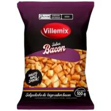 SALGADINHO VILLEMIX BACON 100G